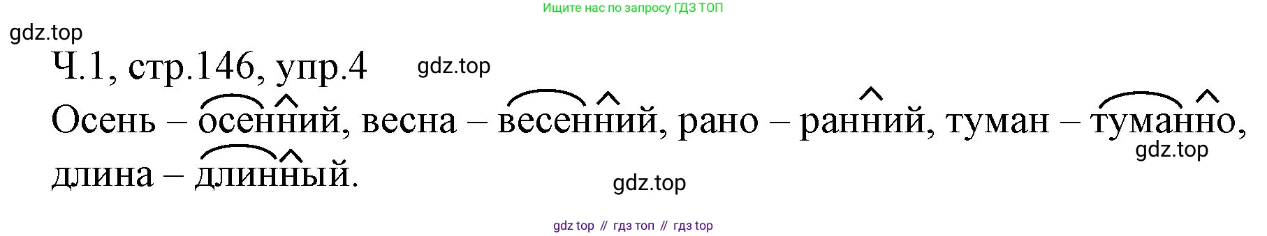 ГДЗ Русский язык, 2 класс Учебник, авторы: Иванов Станислав Викторович, Евдокимова Антонина Олеговна, Кузнецова Марина Ивановна, Петленко Лидия Владимировна, Романова Владислава Юрьевна, издательство Просвещение, Москва, 2023, Часть 1, страница 146, номер 4, Решение