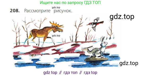ГДЗ Русский язык, 2 класс Учебник, авторы: Канакина Валентина Павловна, Горецкий Всеслав Гаврилович, издательство Просвещение, Москва, 2023, белого цвета, Часть 2, страница 120, номер 208, Условие