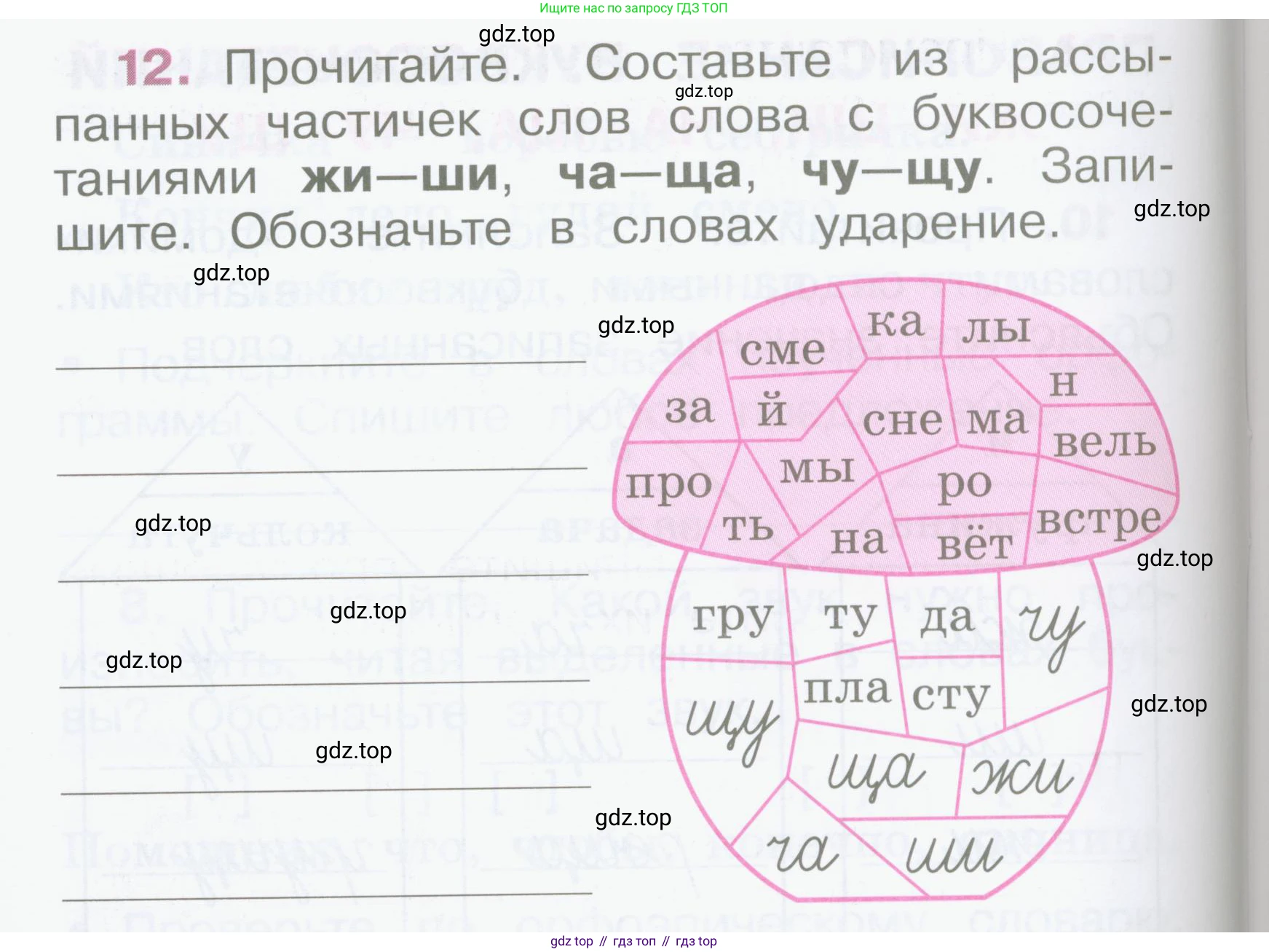 Русский язык, 2 класс рабочая тетрадь, автор: Канакина Валентина Павловна, издательство Просвещение, Москва, 2023, белого цвета, Часть 2, страница 8, номер 12, Условие