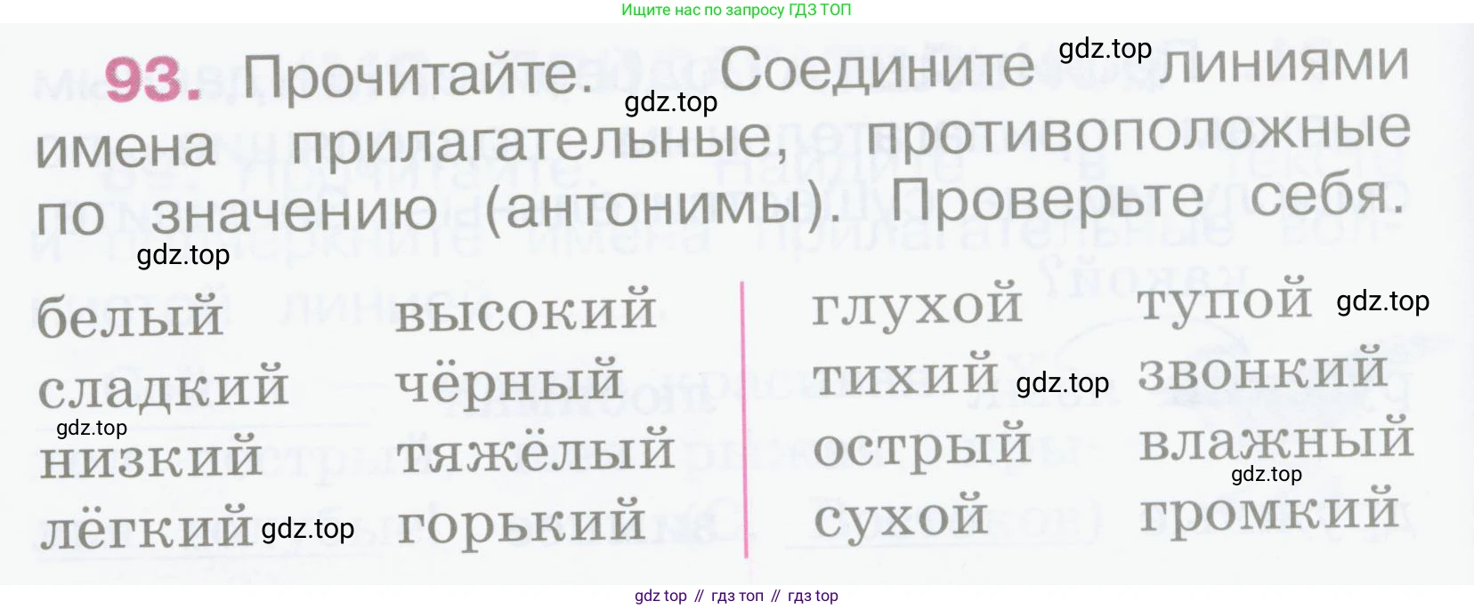 Русский язык, 2 класс рабочая тетрадь, автор: Канакина Валентина Павловна, издательство Просвещение, Москва, 2023, белого цвета, Часть 2, страница 44, номер 93, Условие