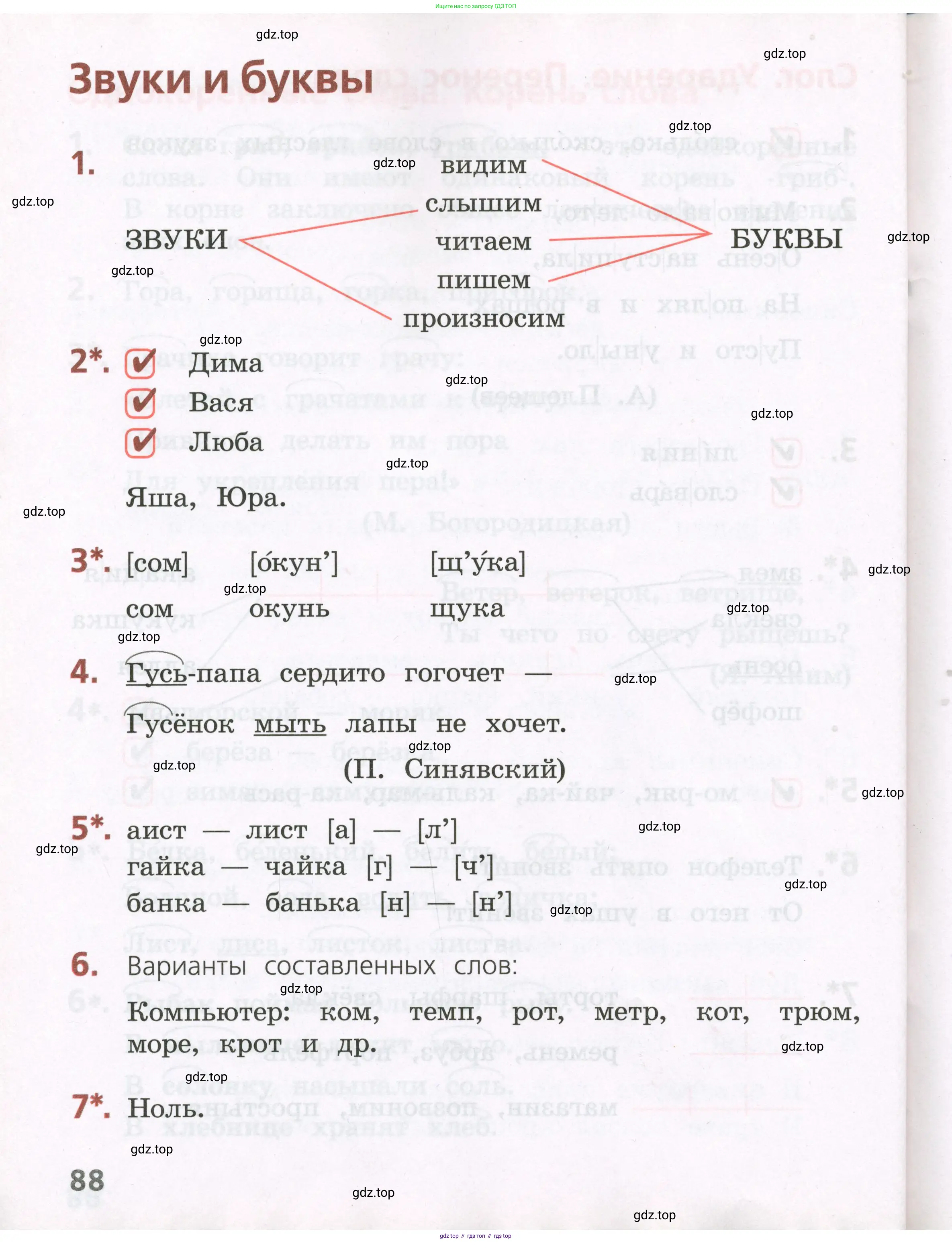 Русский язык, 2 класс Тетрадь учебных достижений, автор: Канакина Валентина Павловна, издательство Просвещение, Москва, 2023, белого цвета, страница 88