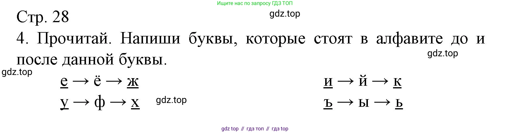 ГДЗ Русский язык, 2 класс Тетрадь учебных достижений, автор: Канакина Валентина Павловна, издательство Просвещение, Москва, 2023, белого цвета, страница 28, номер 4, Решение