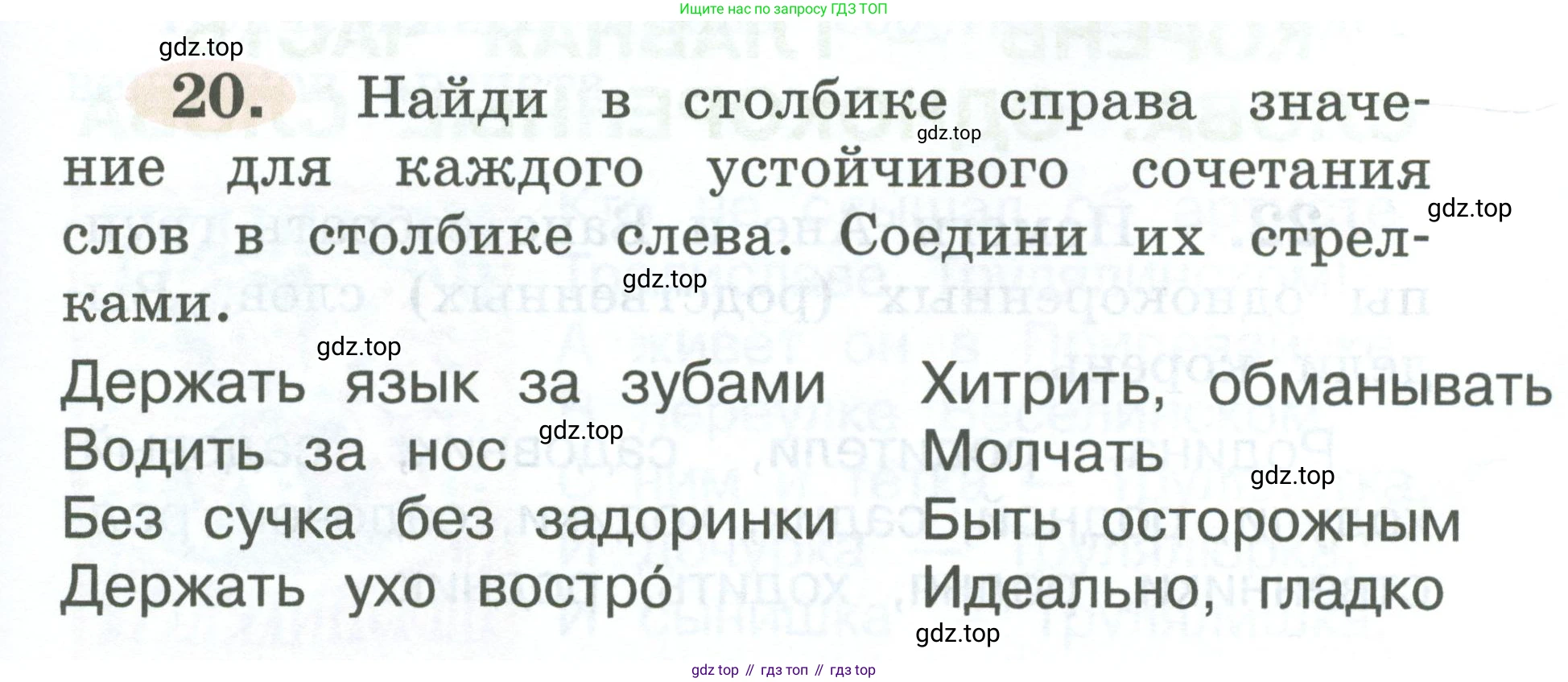 ГДЗ Русский язык, 2 класс рабочая тетрадь, авторы: Климанова Людмила Федоровна, Бабушкина Татьяна Владимировна, издательство Просвещение, Москва, 2024, белого цвета, Часть 2, страница 15, номер 20, Условие