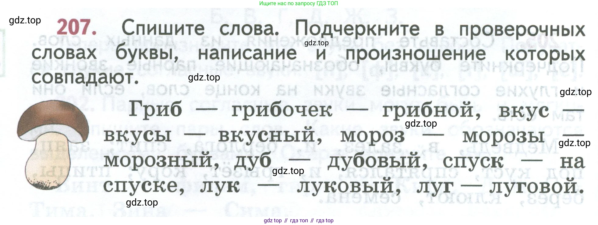 ГДЗ Русский язык, 2 класс Учебник, авторы: Климанова Людмила Федоровна, Бабушкина Татьяна Владимировна, издательство Просвещение, Москва, 2023, белого цвета, Часть 1, страница 112, номер 207, Условие