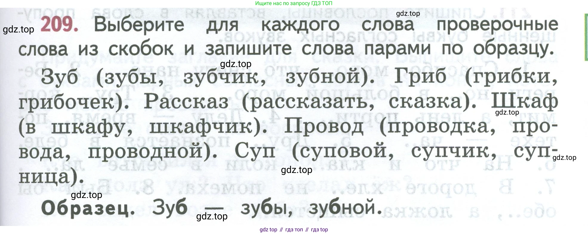 ГДЗ Русский язык, 2 класс Учебник, авторы: Климанова Людмила Федоровна, Бабушкина Татьяна Владимировна, издательство Просвещение, Москва, 2023, белого цвета, Часть 1, страница 113, номер 209, Условие