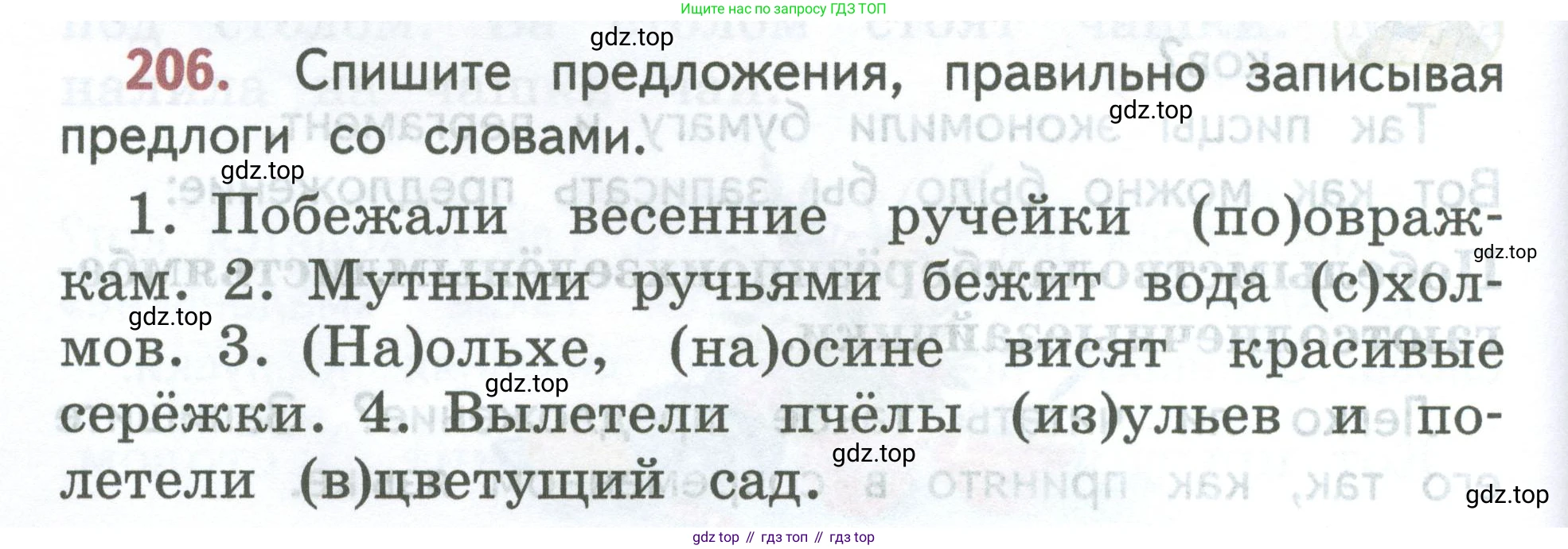ГДЗ Русский язык, 2 класс Учебник, авторы: Климанова Людмила Федоровна, Бабушкина Татьяна Владимировна, издательство Просвещение, Москва, 2023, белого цвета, Часть 2, страница 116, номер 206, Условие