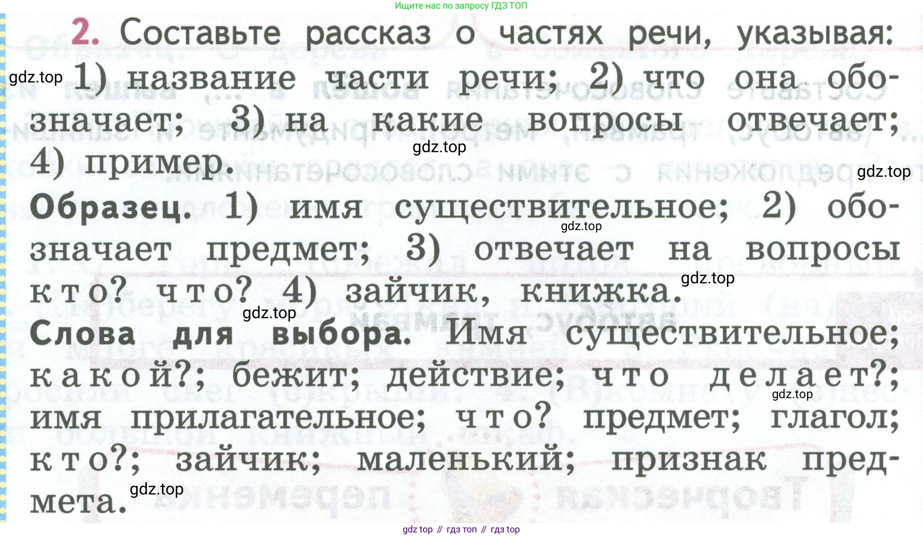 ГДЗ Русский язык, 2 класс Учебник, авторы: Климанова Людмила Федоровна, Бабушкина Татьяна Владимировна, издательство Просвещение, Москва, 2023, белого цвета, Часть 2, страница 122, номер 2, Условие