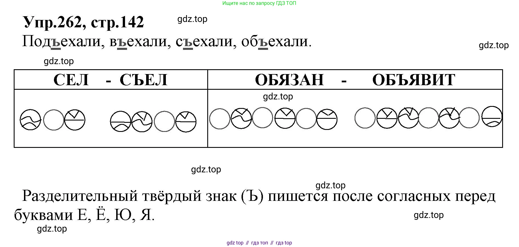 ГДЗ Русский язык, 2 класс Учебник, авторы: Климанова Людмила Федоровна, Бабушкина Татьяна Владимировна, издательство Просвещение, Москва, 2023, белого цвета, Часть 1, страница 142, номер 262, Решение