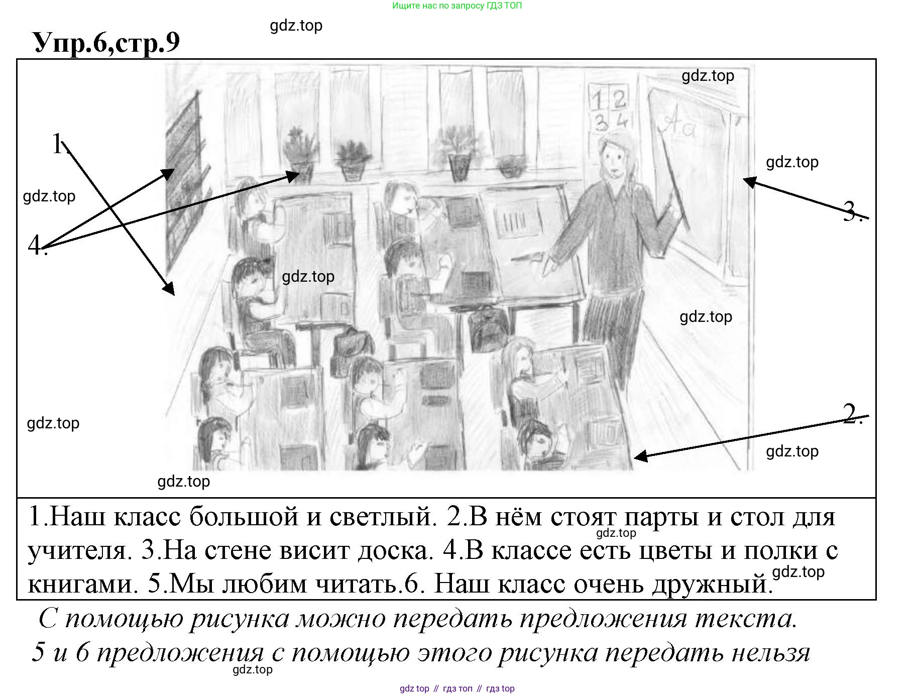ГДЗ Русский язык, 2 класс Учебник, авторы: Климанова Людмила Федоровна, Бабушкина Татьяна Владимировна, издательство Просвещение, Москва, 2023, белого цвета, Часть 1, страница 9, номер 6, Решение