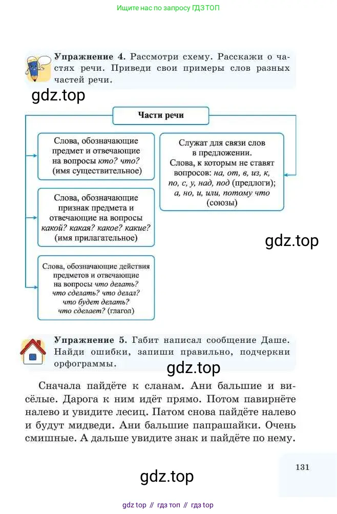 Русский язык, 2 класс Учебник, авторы: Никитина Светлана Алексеевна, Казабеева Виталия Алексеевна, Кульгильдинова Тулебике Алимжановна, Якунина Любовь Павловна, издательство Атамұра, Алматы, 2022, Часть 2, страница 131