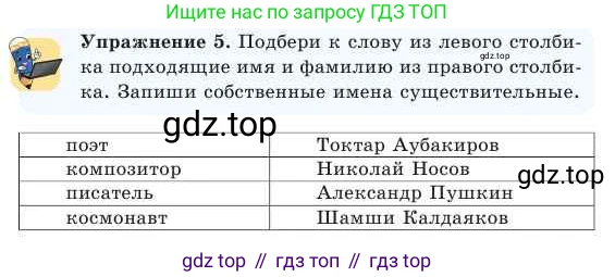 Русский язык, 2 класс Учебник, авторы: Никитина Светлана Алексеевна, Казабеева Виталия Алексеевна, Кульгильдинова Тулебике Алимжановна, Якунина Любовь Павловна, издательство Атамұра, Алматы, 2022, Часть 2, страница 23, номер 5, Условие