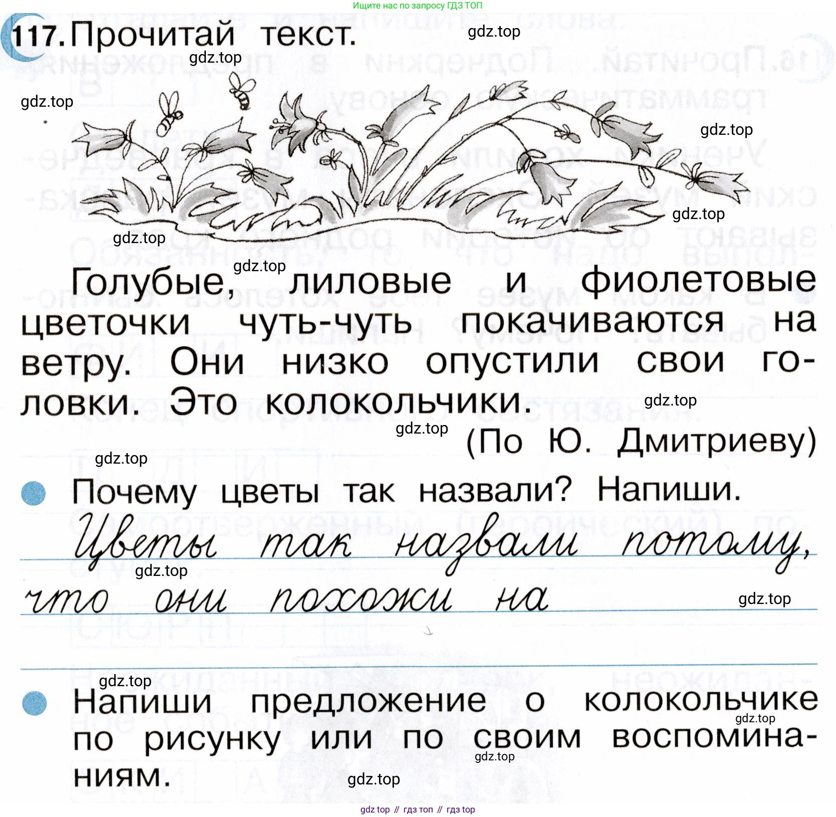 ГДЗ Русский язык, 2 класс рабочая тетрадь, авторы: Рамзаева Тамара Григорьевна, Савинкина Людмила Павловна, издательство Просвещение, Москва, 2023, страница 70, номер 117, Условие