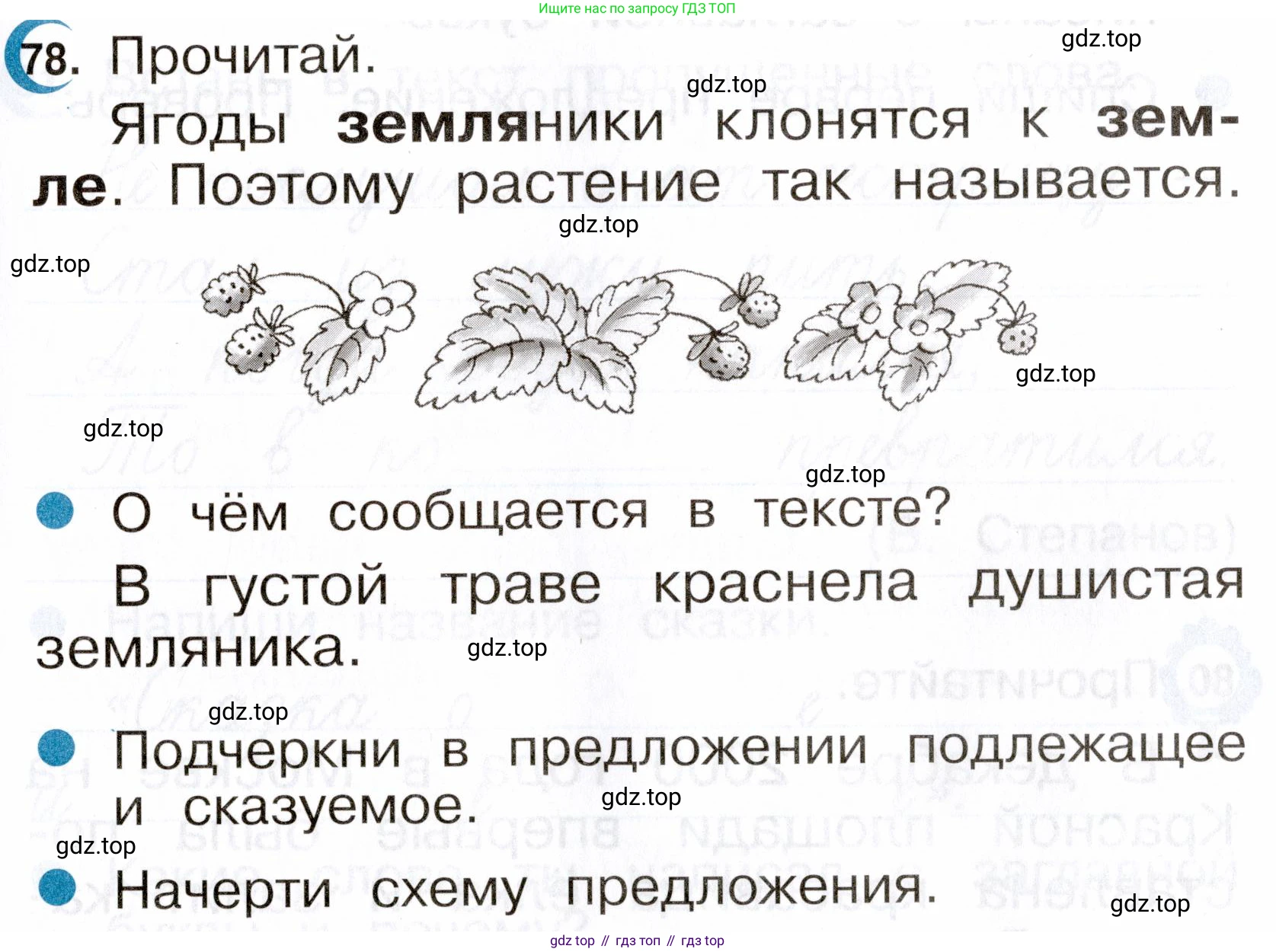 ГДЗ Русский язык, 2 класс рабочая тетрадь, авторы: Рамзаева Тамара Григорьевна, Савинкина Людмила Павловна, издательство Просвещение, Москва, 2023, страница 43, номер 78, Условие