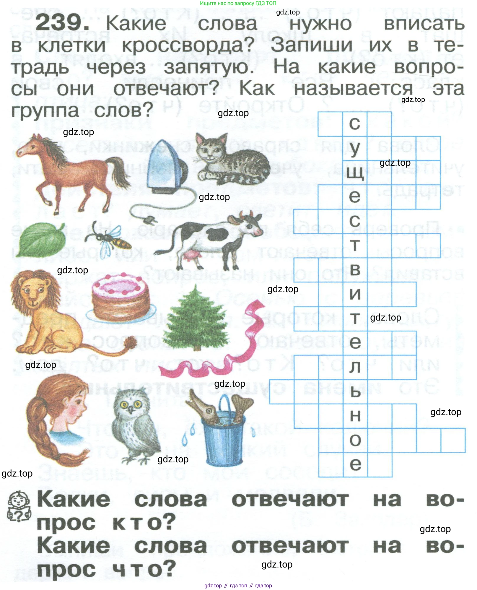ГДЗ Русский язык, 2 класс Учебник, авторы: Рамзаева Тамара Григорьевна, Савельева Лариса Владимировна, издательство Просвещение, Москва, 2023, Часть 2, страница 6, номер 239, Условие