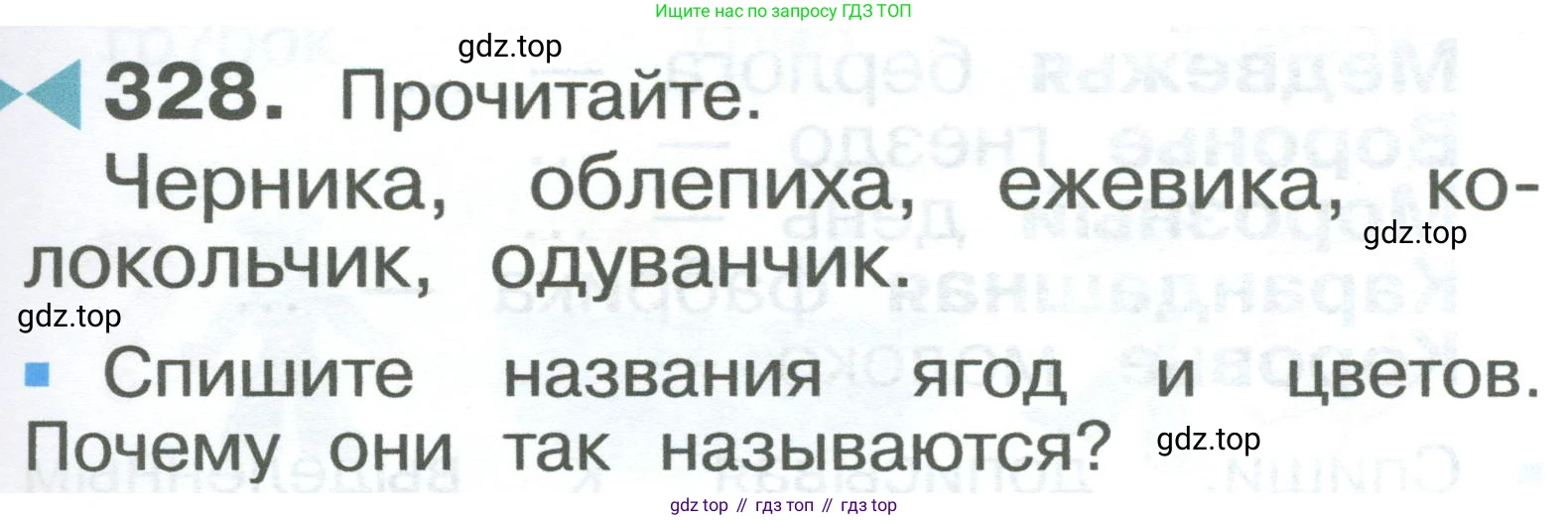 ГДЗ Русский язык, 2 класс Учебник, авторы: Рамзаева Тамара Григорьевна, Савельева Лариса Владимировна, издательство Просвещение, Москва, 2023, Часть 2, страница 61, номер 328, Условие