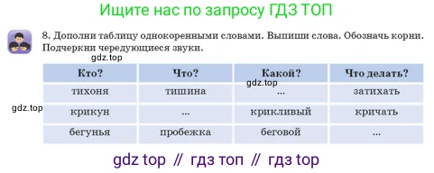 Русский язык, 3 класс Учебник, авторы: Богатырёва Елена Васильевна, Бучина Раиса Александровна, Регель Надежда Васильевна, Труханова Ольга Ивановна, Штукина Елена Эдуардовна, издательство Алматыкітап баспасы, Алматы, 2023, Часть 2, страница 41, номер 8, Условие