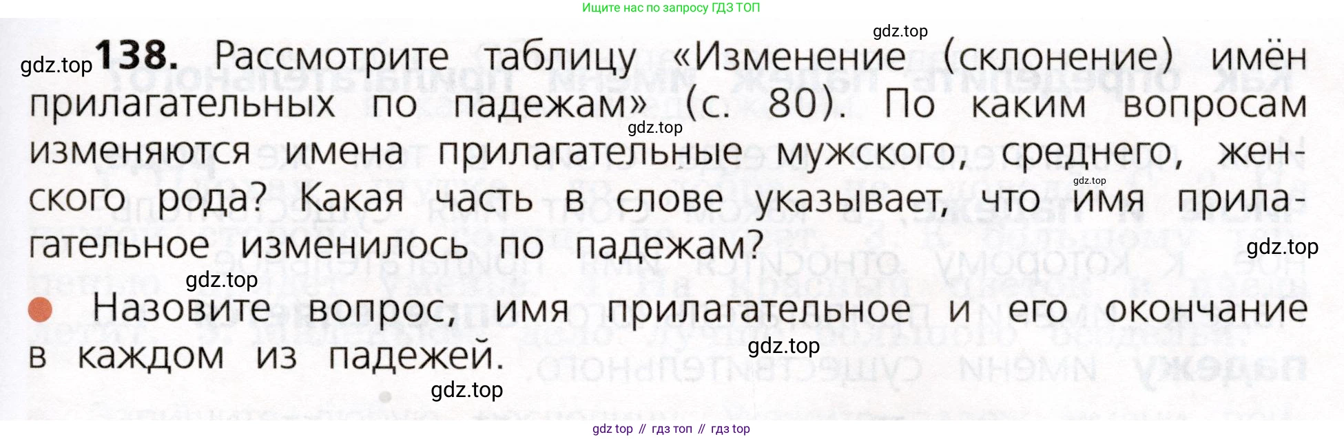 ГДЗ Русский язык, 3 класс Учебник, авторы: Канакина Валентина Павловна, Горецкий Всеслав Гаврилович, издательство Просвещение, Москва, 2023, белого цвета, Часть 2, страница 81, номер 138, Условие