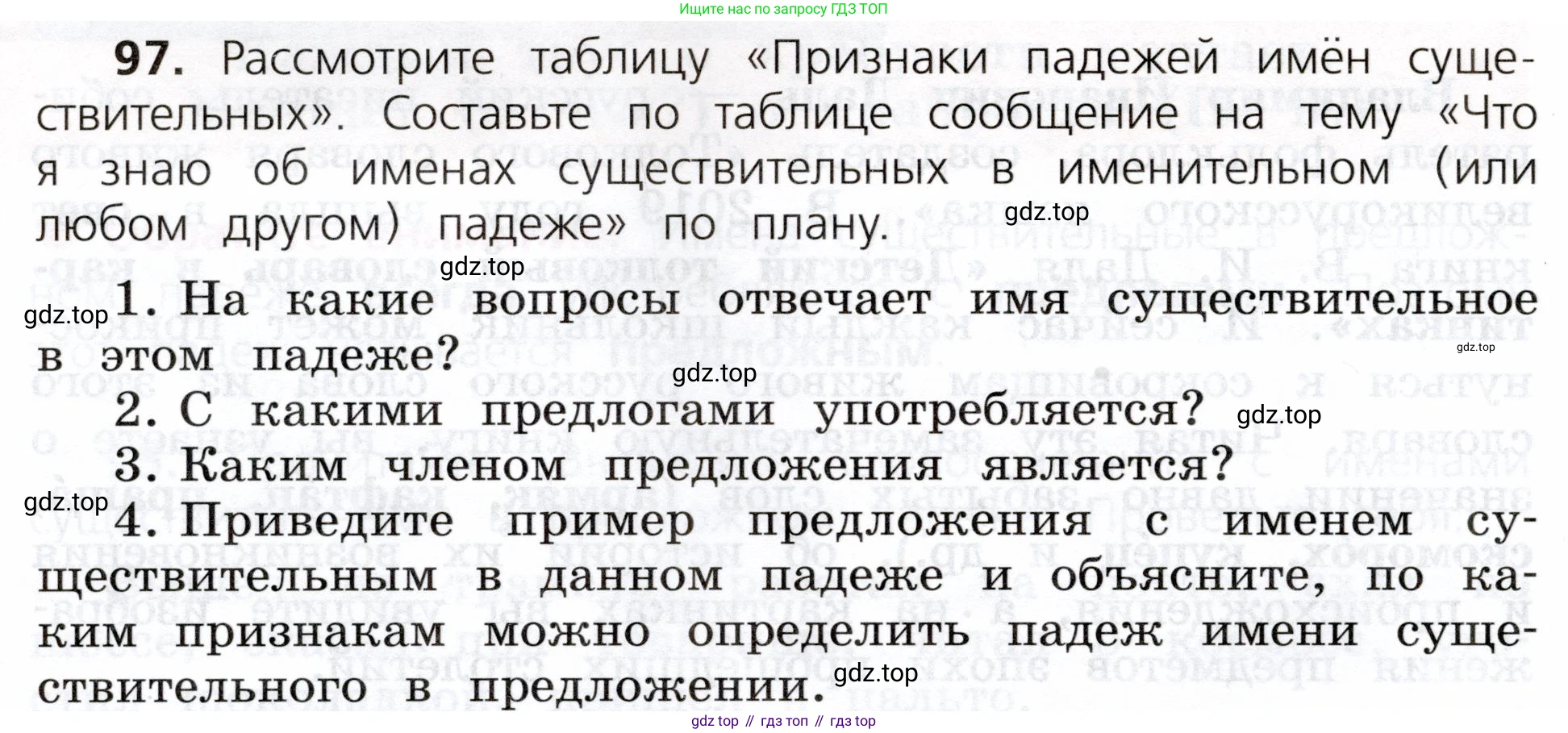 ГДЗ Русский язык, 3 класс Учебник, авторы: Канакина Валентина Павловна, Горецкий Всеслав Гаврилович, издательство Просвещение, Москва, 2023, белого цвета, Часть 2, страница 54, номер 97, Условие