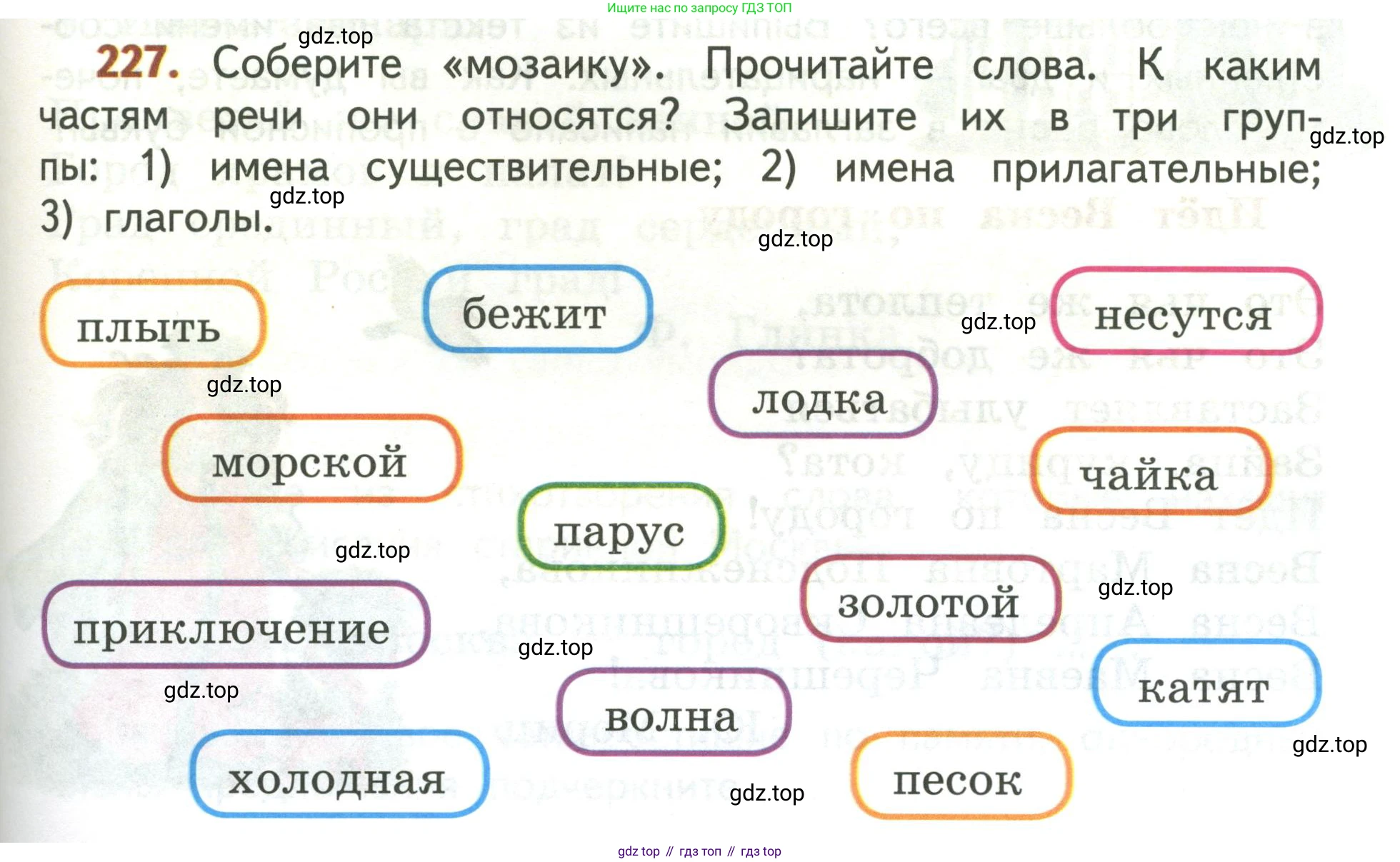 Русский язык, 3 класс Учебник, авторы: Климанова Людмила Федоровна, Бабушкина Татьяна Владимировна, издательство Просвещение, Москва, 2019, белого цвета, Часть 1, страница 131, номер 227, Условие