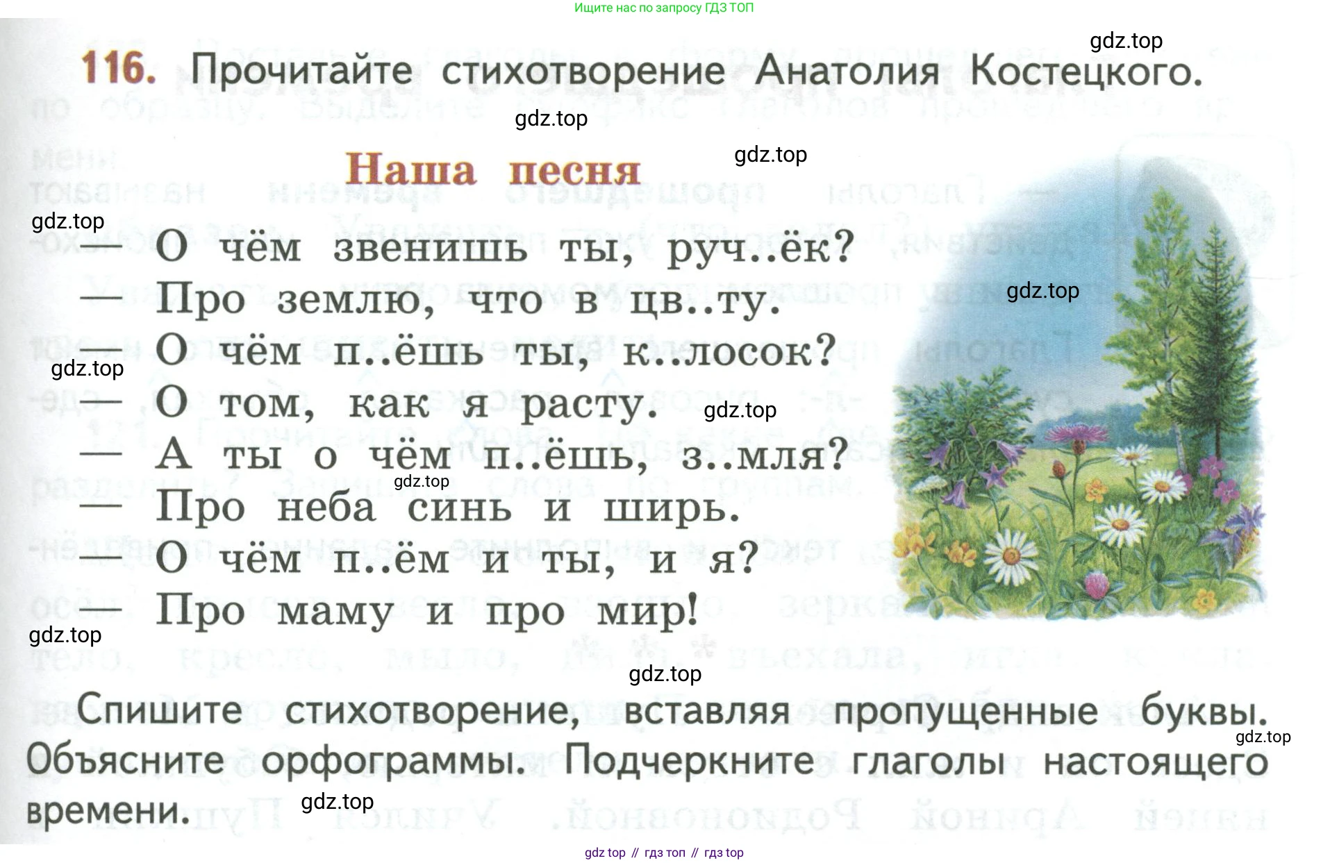 Русский язык, 3 класс Учебник, авторы: Климанова Людмила Федоровна, Бабушкина Татьяна Владимировна, издательство Просвещение, Москва, 2019, белого цвета, Часть 2, страница 69, номер 116, Условие