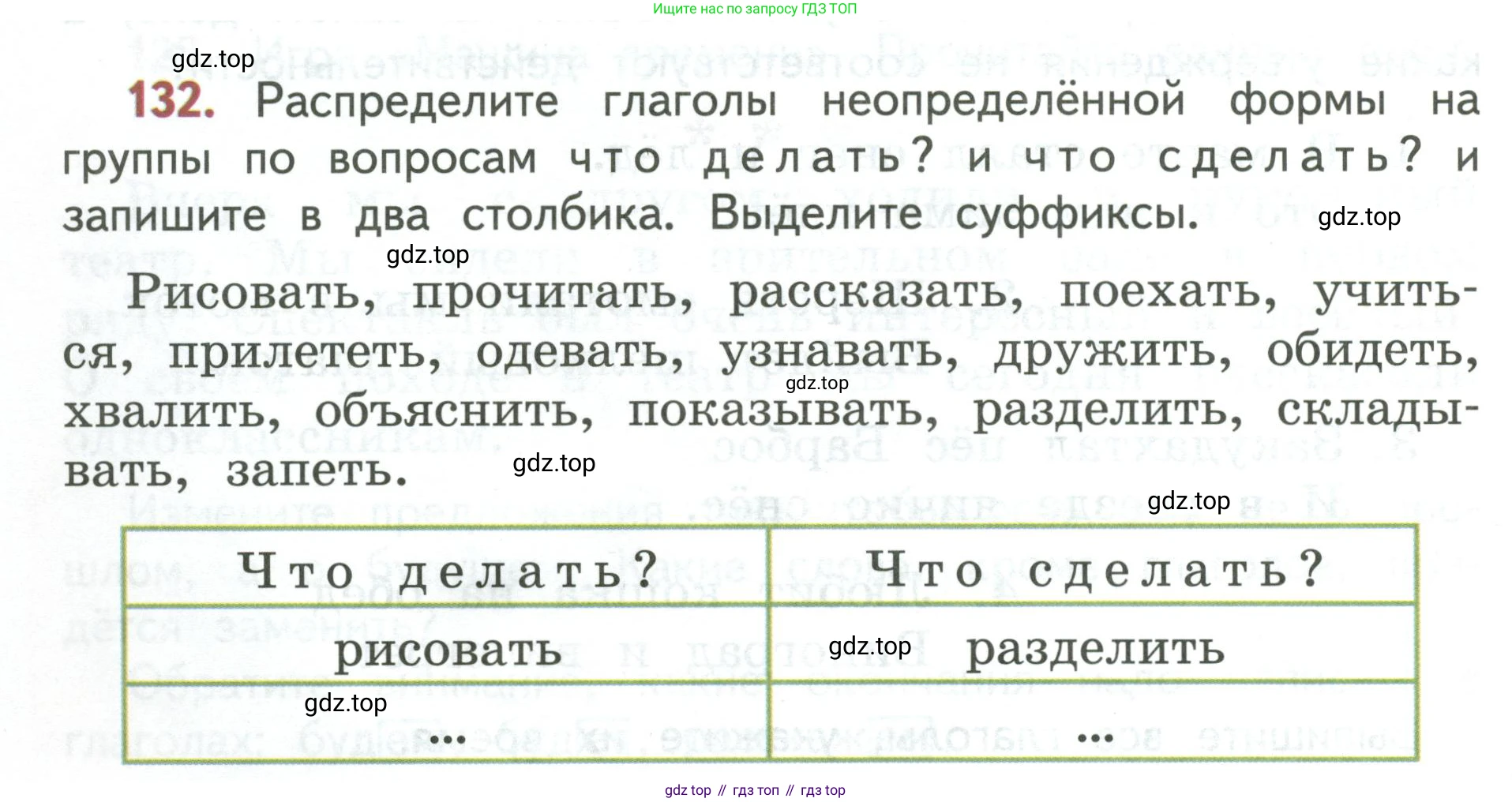 Русский язык, 3 класс Учебник, авторы: Климанова Людмила Федоровна, Бабушкина Татьяна Владимировна, издательство Просвещение, Москва, 2019, белого цвета, Часть 2, страница 76, номер 132, Условие
