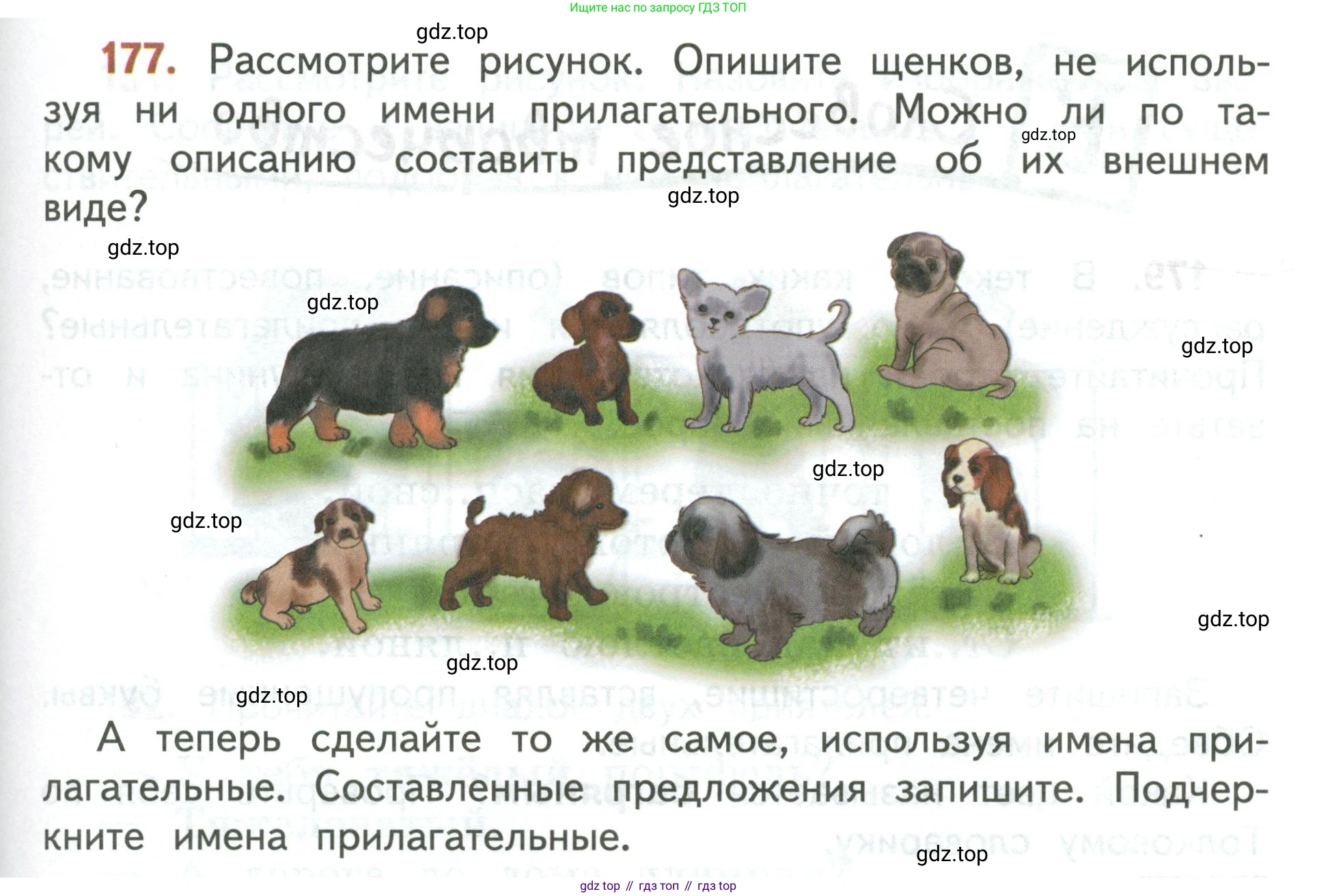 Русский язык, 3 класс Учебник, авторы: Климанова Людмила Федоровна, Бабушкина Татьяна Владимировна, издательство Просвещение, Москва, 2019, белого цвета, Часть 2, страница 105, номер 177, Условие