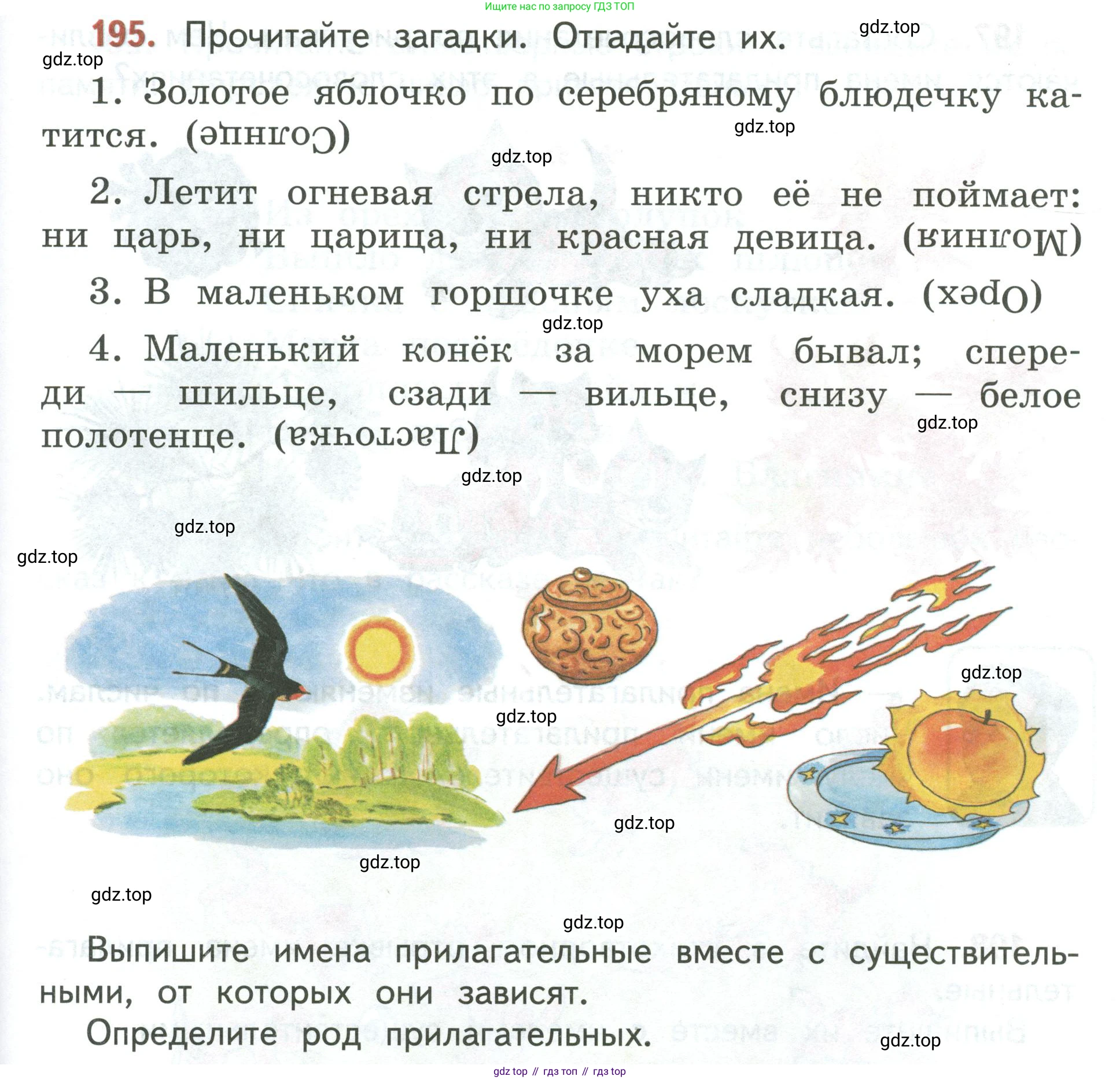 Русский язык, 3 класс Учебник, авторы: Климанова Людмила Федоровна, Бабушкина Татьяна Владимировна, издательство Просвещение, Москва, 2019, белого цвета, Часть 2, страница 115, номер 195, Условие