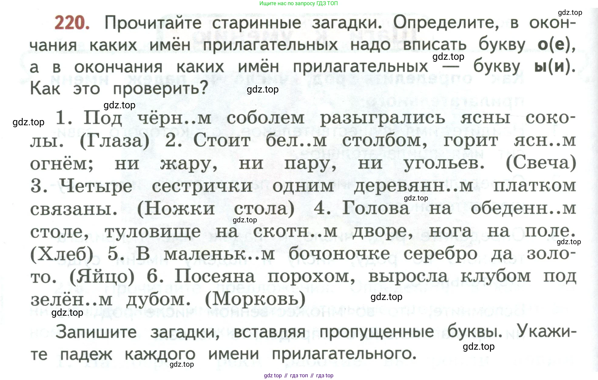 Русский язык, 3 класс Учебник, авторы: Климанова Людмила Федоровна, Бабушкина Татьяна Владимировна, издательство Просвещение, Москва, 2019, белого цвета, Часть 2, страница 128, номер 220, Условие