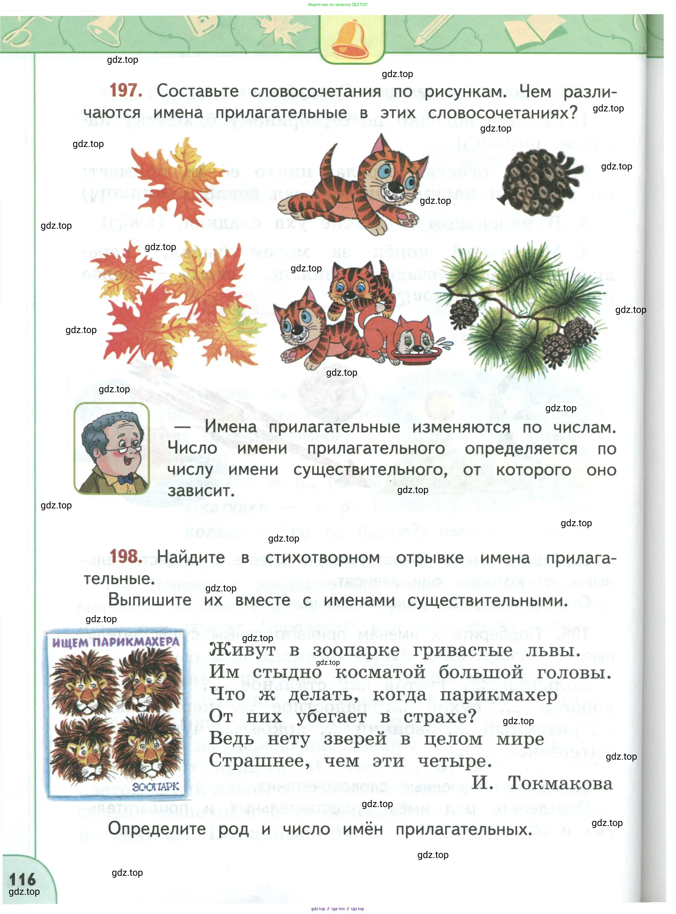 Русский язык, 3 класс Учебник, авторы: Климанова Людмила Федоровна, Бабушкина Татьяна Владимировна, издательство Просвещение, Москва, 2019, белого цвета, Часть 1, страница 116