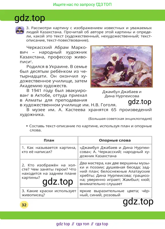 Русский язык, 4 класс Учебник, авторы: Богатырёва Елена Васильевна, Бучина Раиса Александровна, Регель Надежда Васильевна, Труханова Ольга Ивановна, Штукина Елена Эдуардовна, издательство Алматыкітап баспасы, Алматы, 2023, Часть 1, страница 32