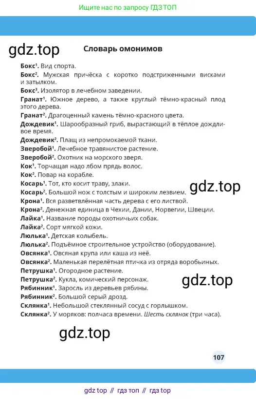 Русский язык, 4 класс Учебник, авторы: Богатырёва Елена Васильевна, Бучина Раиса Александровна, Регель Надежда Васильевна, Труханова Ольга Ивановна, Штукина Елена Эдуардовна, издательство Алматыкітап баспасы, Алматы, 2023, страница 107