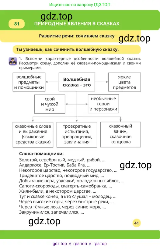 Русский язык, 4 класс Учебник, авторы: Богатырёва Елена Васильевна, Бучина Раиса Александровна, Регель Надежда Васильевна, Труханова Ольга Ивановна, Штукина Елена Эдуардовна, издательство Алматыкітап баспасы, Алматы, 2023, Часть 3, страница 41