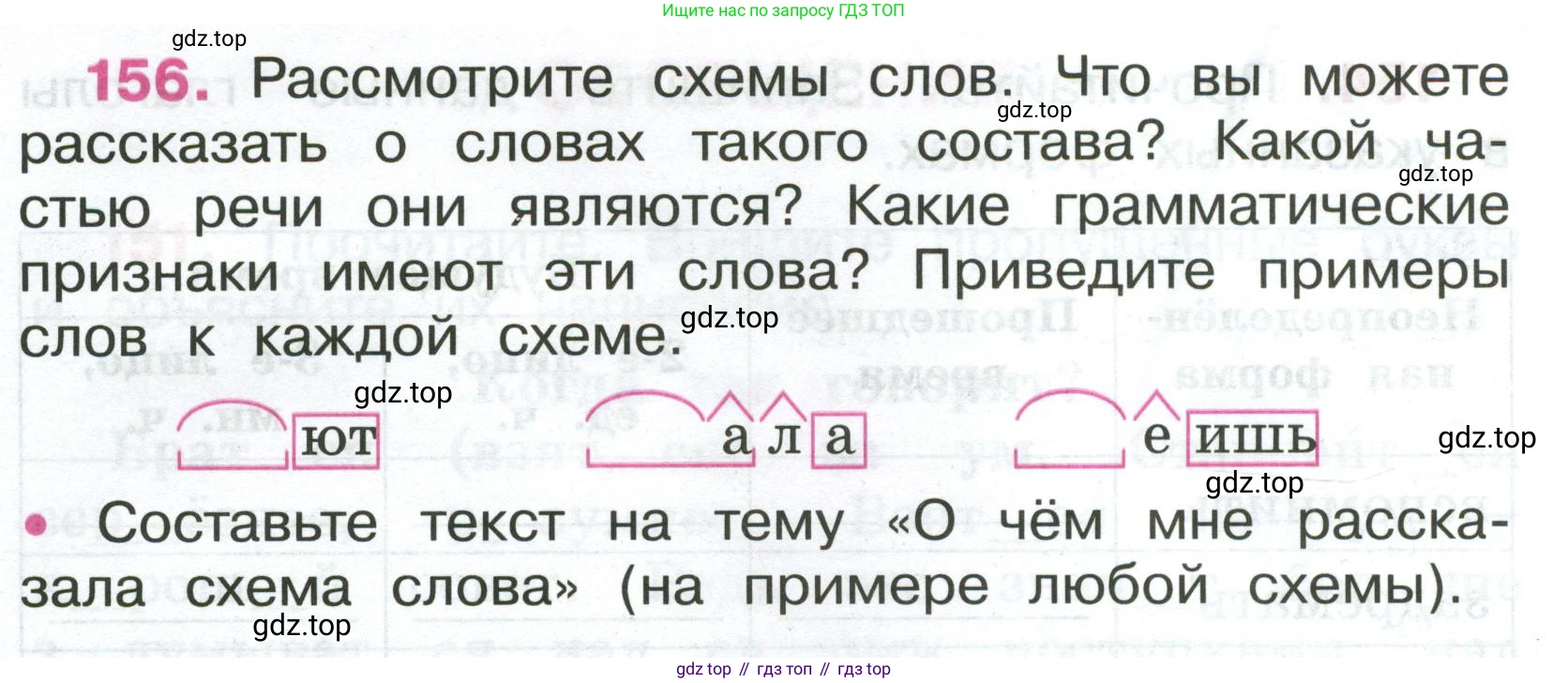 ГДЗ Русский язык, 4 класс рабочая тетрадь, автор: Канакина Валентина Павловна, издательство Просвещение, Москва, 2023, белого цвета, Часть 2, страница 68, номер 156, Условие