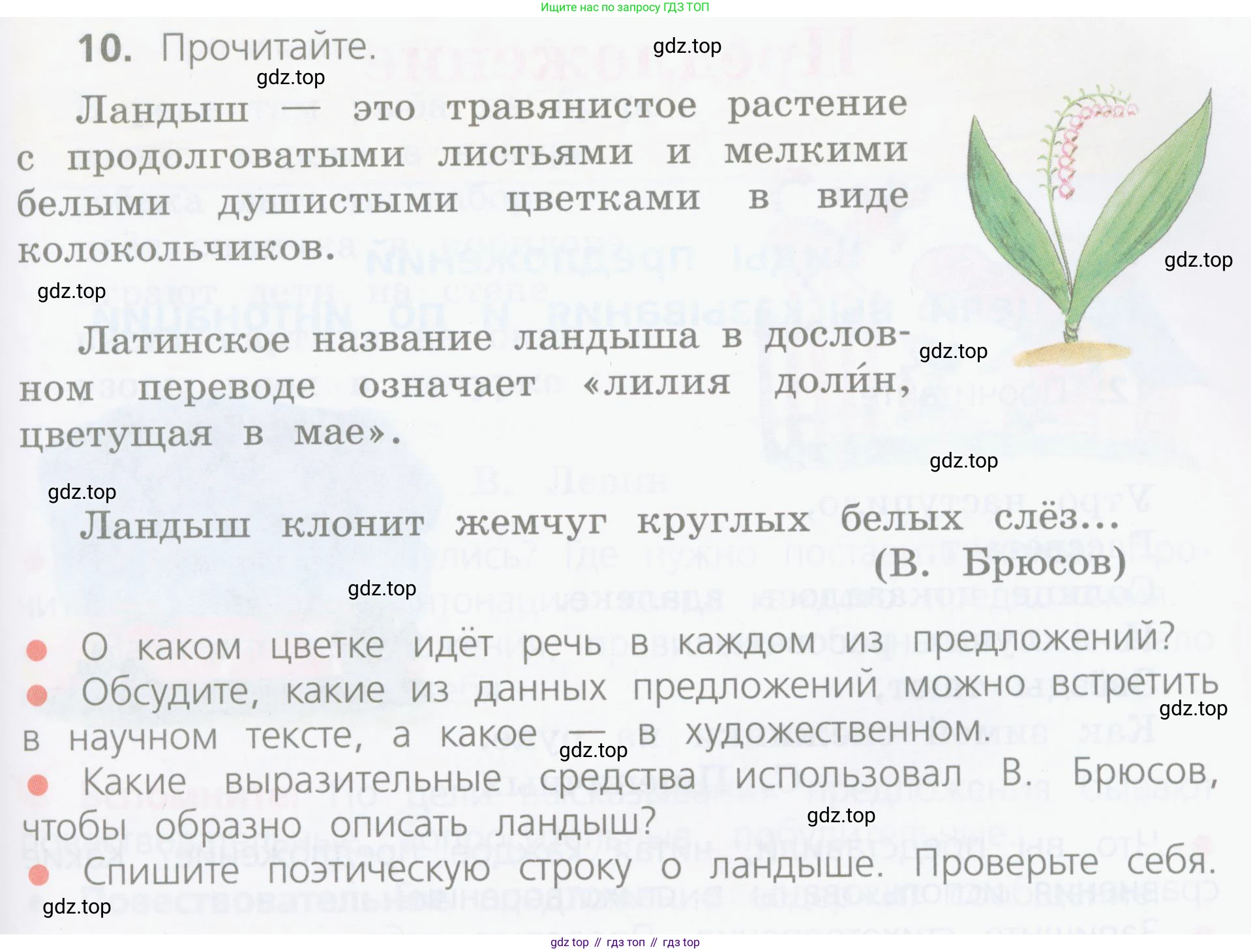 ГДЗ Русский язык, 4 класс Учебник, авторы: Канакина Валентина Павловна, Горецкий Всеслав Гаврилович, издательство Просвещение, Москва, 2023, белого цвета, Часть 1, страница 11, номер 10, Условие