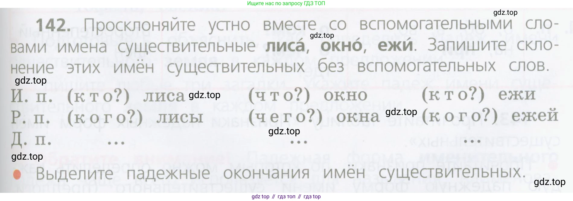 ГДЗ Русский язык, 4 класс Учебник, авторы: Канакина Валентина Павловна, Горецкий Всеслав Гаврилович, издательство Просвещение, Москва, 2023, белого цвета, Часть 1, страница 81, номер 142, Условие
