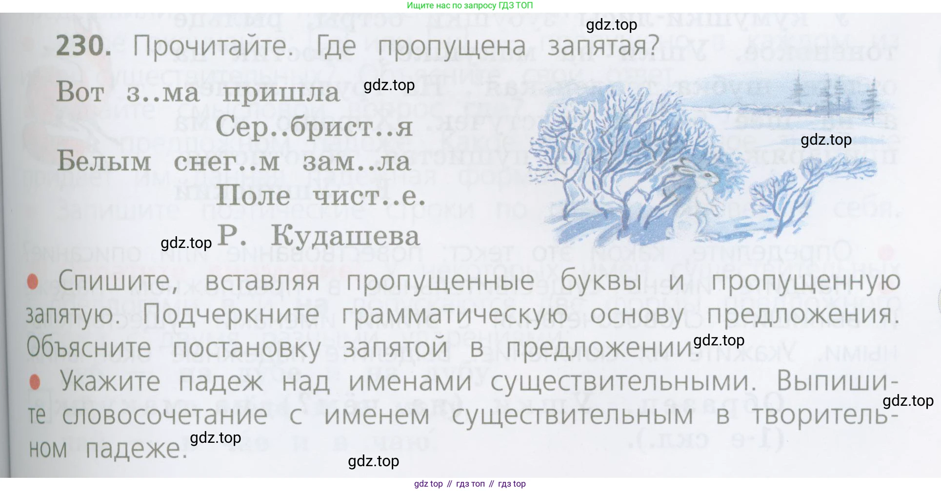 ГДЗ Русский язык, 4 класс Учебник, авторы: Канакина Валентина Павловна, Горецкий Всеслав Гаврилович, издательство Просвещение, Москва, 2023, белого цвета, Часть 1, страница 119, номер 230, Условие