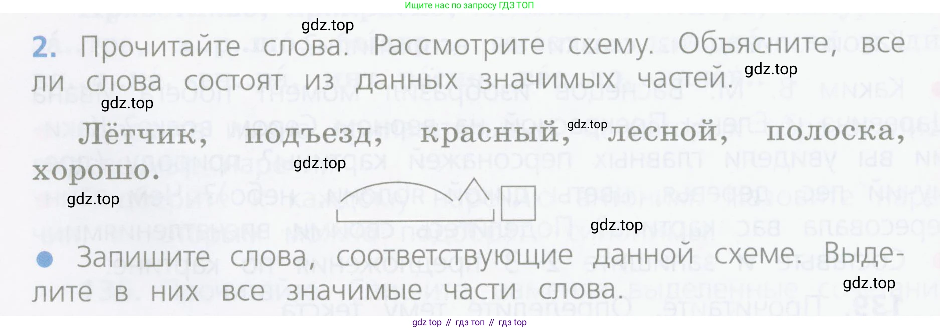 ГДЗ Русский язык, 4 класс Учебник, авторы: Канакина Валентина Павловна, Горецкий Всеслав Гаврилович, издательство Просвещение, Москва, 2023, белого цвета, Часть 1, страница 78, номер 2, Условие