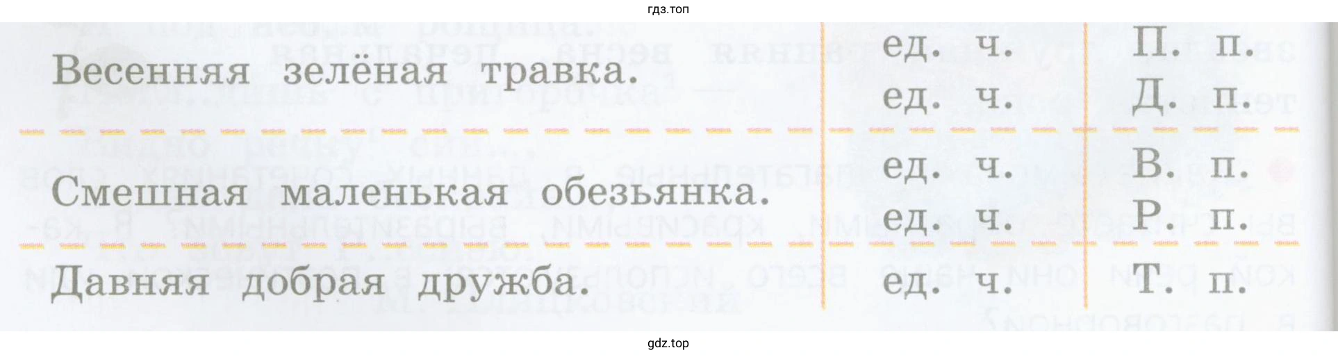 Указать над именами прилагательными падеж и выделить их окончания