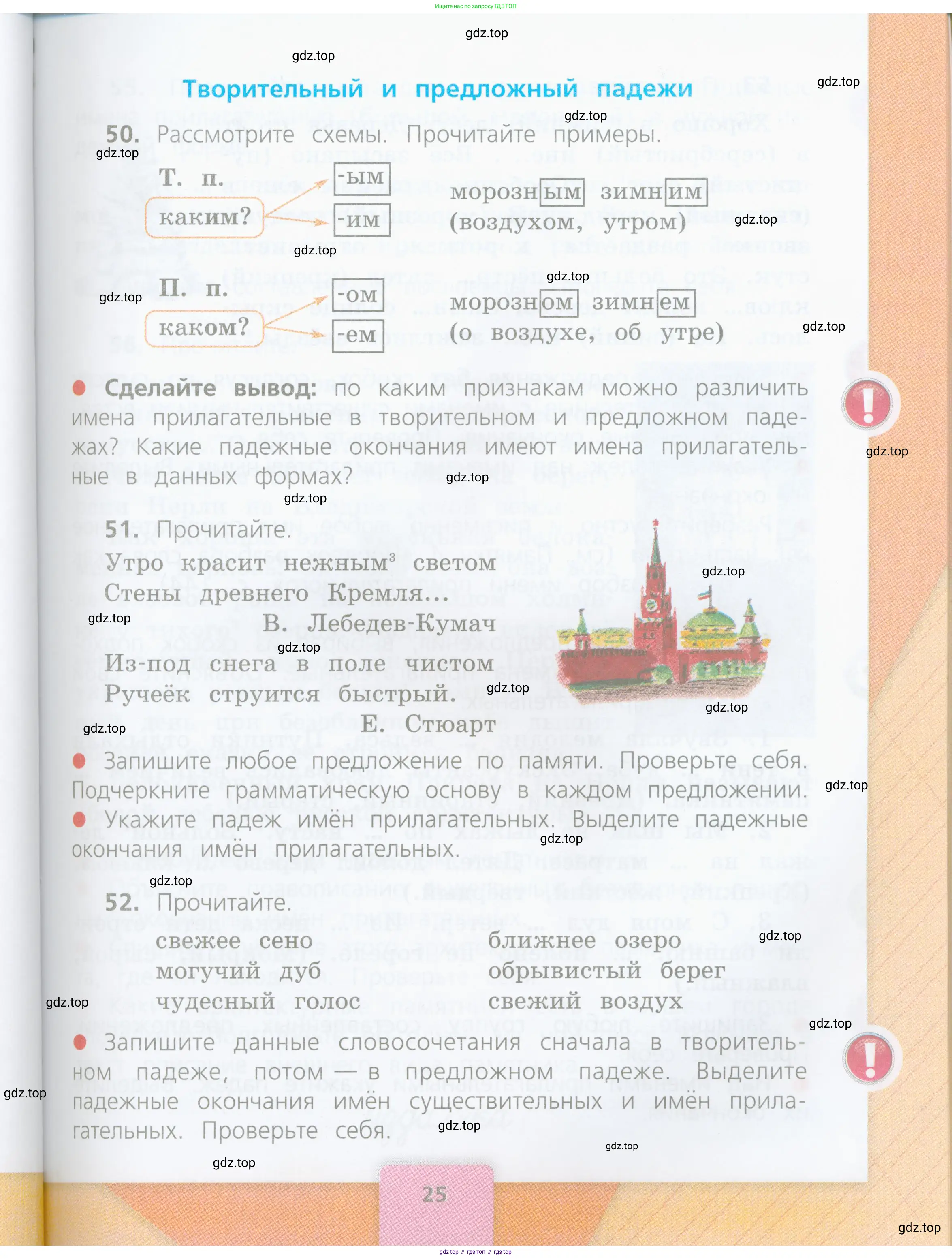 Русский язык, 4 класс Учебник, авторы: Канакина Валентина Павловна, Горецкий Всеслав Гаврилович, издательство Просвещение, Москва, 2023, белого цвета, Часть 1, страница 25