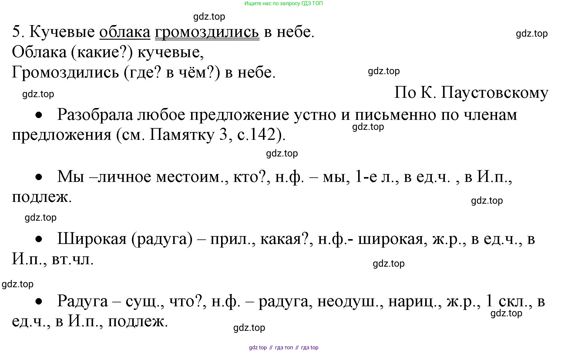 ГДЗ Русский язык, 4 класс Учебник, авторы: Канакина Валентина Павловна, Горецкий Всеслав Гаврилович, издательство Просвещение, Москва, 2023, белого цвета, Часть 2, страница 121, номер 252, Решение (продолжение 2)