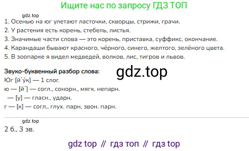 ГДЗ Русский язык, 4 класс Учебник, авторы: Канакина Валентина Павловна, Горецкий Всеслав Гаврилович, издательство Просвещение, Москва, 2023, белого цвета, Часть 1, страница 32, номер 46, Решение