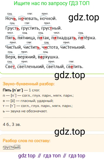 ГДЗ Русский язык, 4 класс Учебник, авторы: Канакина Валентина Павловна, Горецкий Всеслав Гаврилович, издательство Просвещение, Москва, 2023, белого цвета, Часть 1, страница 53, номер 86, Решение