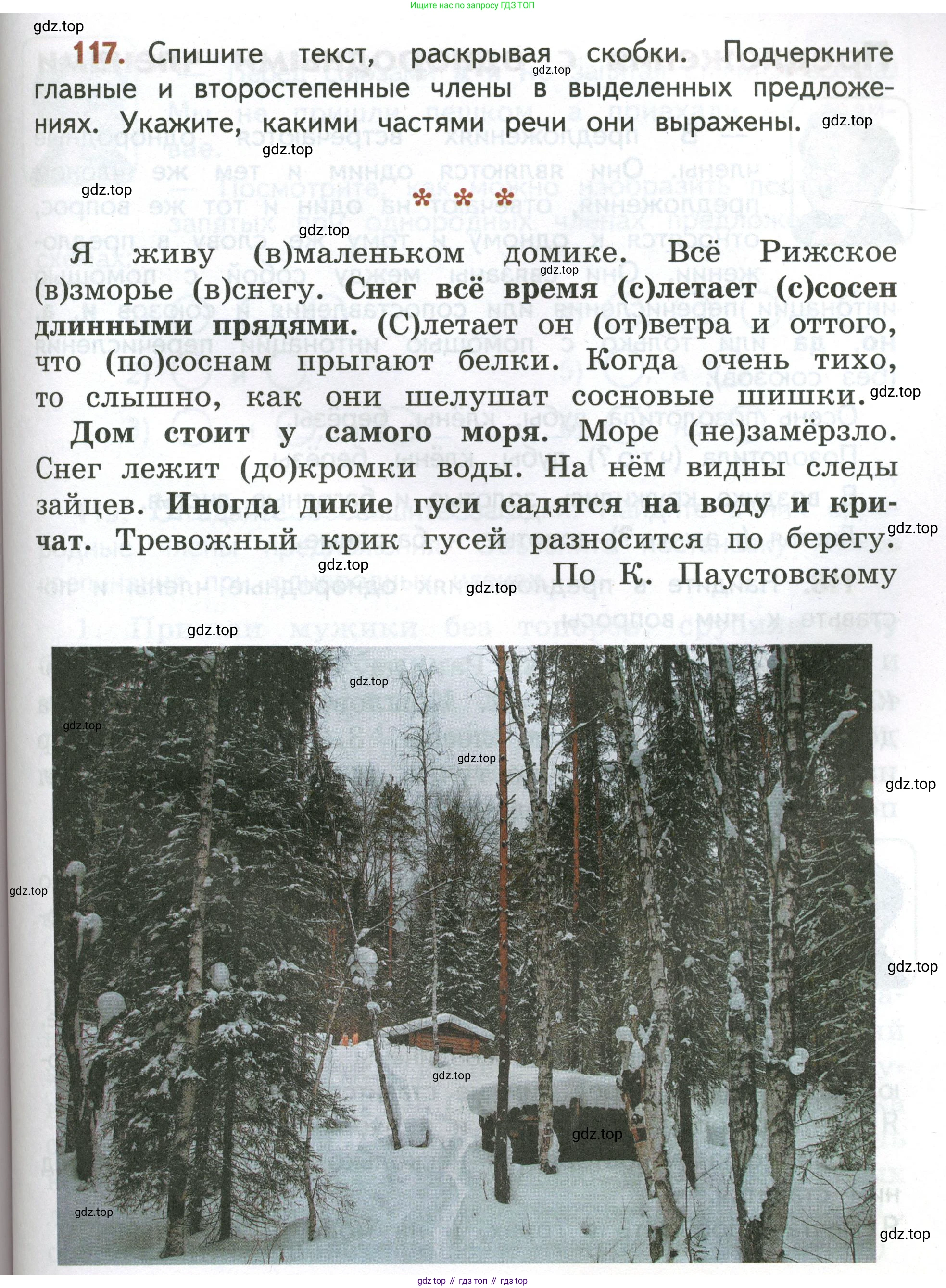 Русский язык, 4 класс Учебник, авторы: Климанова Людмила Федоровна, Бабушкина Татьяна Владимировна, издательство Просвещение, Москва, 2019, белого цвета, Часть 1, страница 79, номер 117, Условие