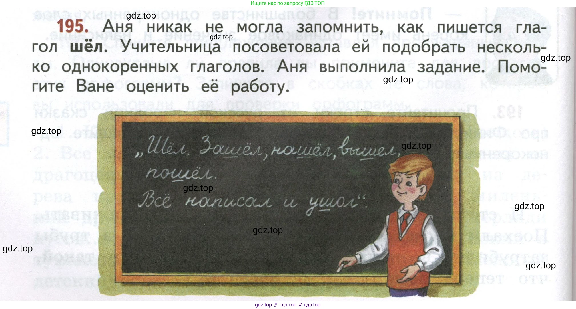 Русский язык, 4 класс Учебник, авторы: Климанова Людмила Федоровна, Бабушкина Татьяна Владимировна, издательство Просвещение, Москва, 2019, белого цвета, Часть 1, страница 120, номер 195, Условие