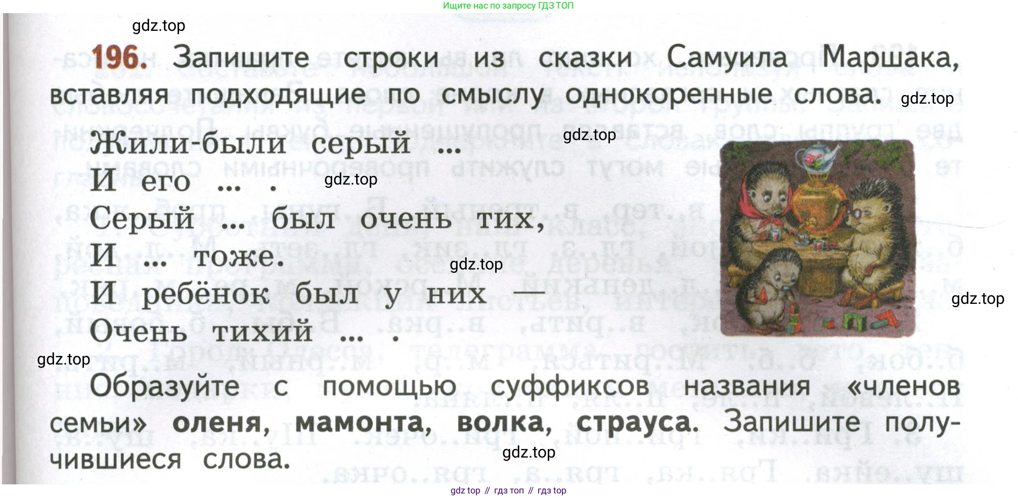 Русский язык, 4 класс Учебник, авторы: Климанова Людмила Федоровна, Бабушкина Татьяна Владимировна, издательство Просвещение, Москва, 2019, белого цвета, Часть 1, страница 121, номер 196, Условие