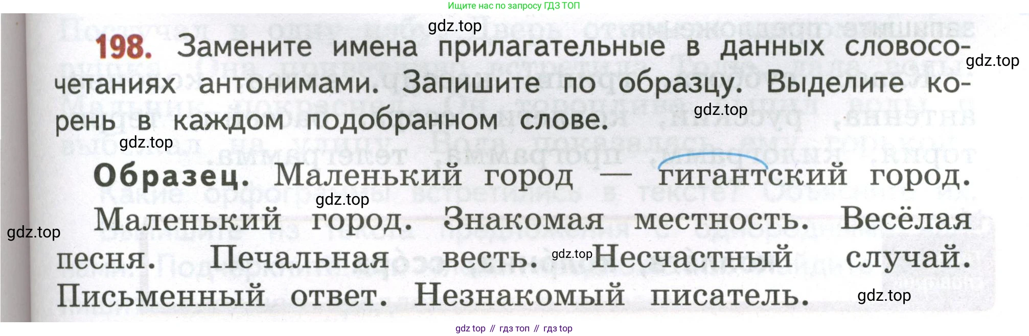 Русский язык, 4 класс Учебник, авторы: Климанова Людмила Федоровна, Бабушкина Татьяна Владимировна, издательство Просвещение, Москва, 2019, белого цвета, Часть 1, страница 121, номер 198, Условие