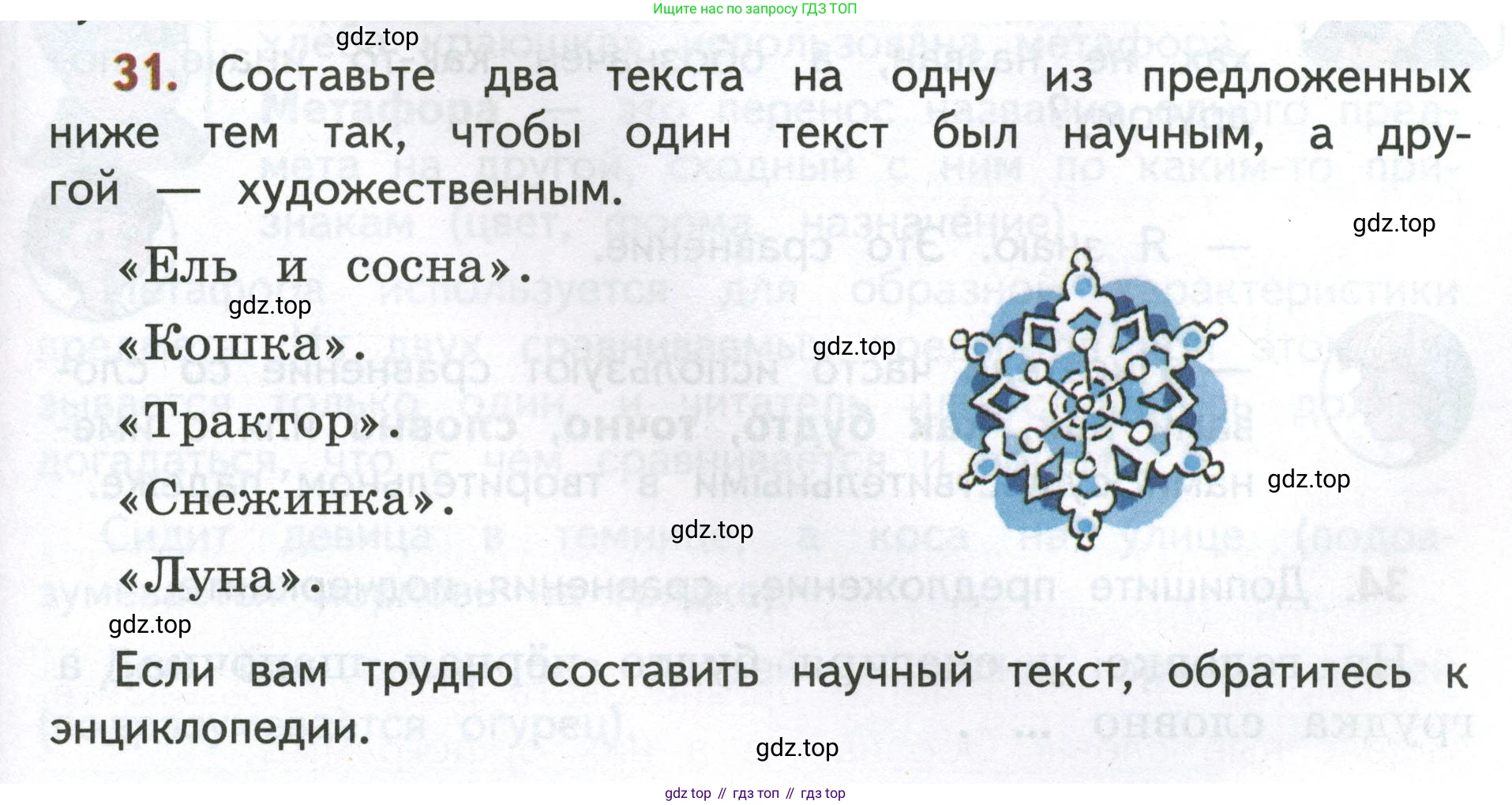 Русский язык, 4 класс Учебник, авторы: Климанова Людмила Федоровна, Бабушкина Татьяна Владимировна, издательство Просвещение, Москва, 2019, белого цвета, Часть 1, страница 23, номер 31, Условие