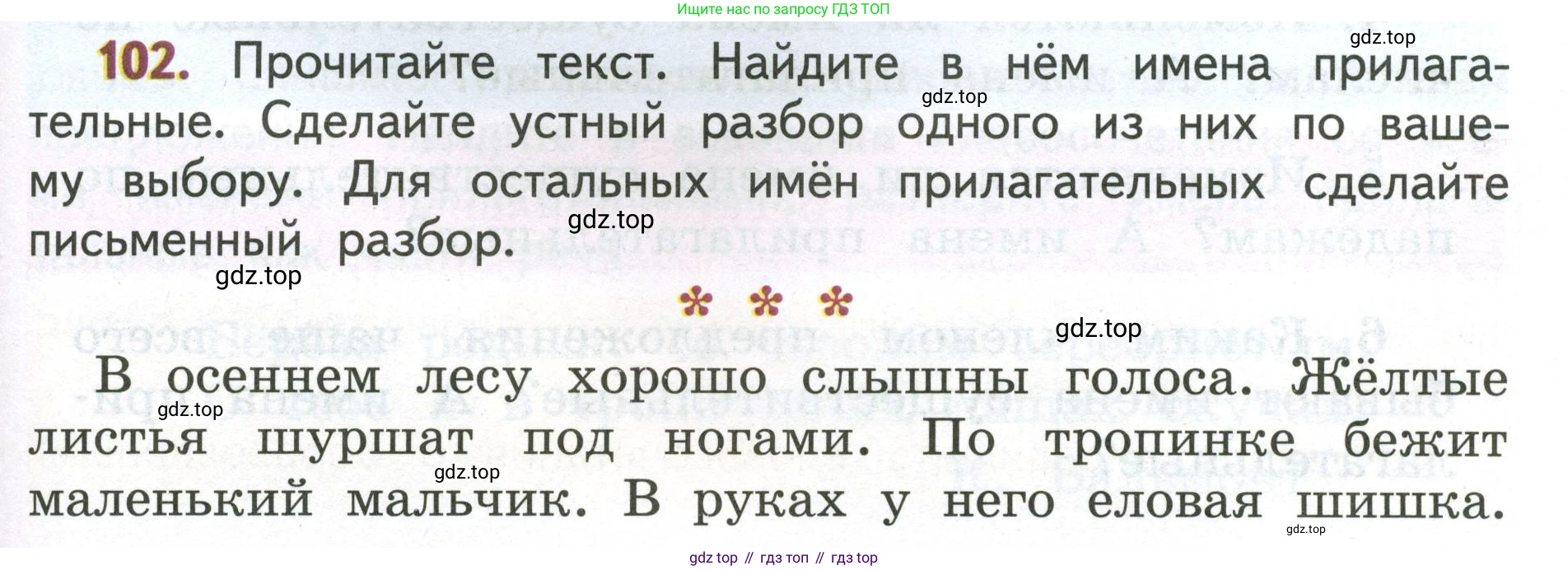 Русский язык, 4 класс Учебник, авторы: Климанова Людмила Федоровна, Бабушкина Татьяна Владимировна, издательство Просвещение, Москва, 2019, белого цвета, Часть 2, страница 63, номер 102, Условие