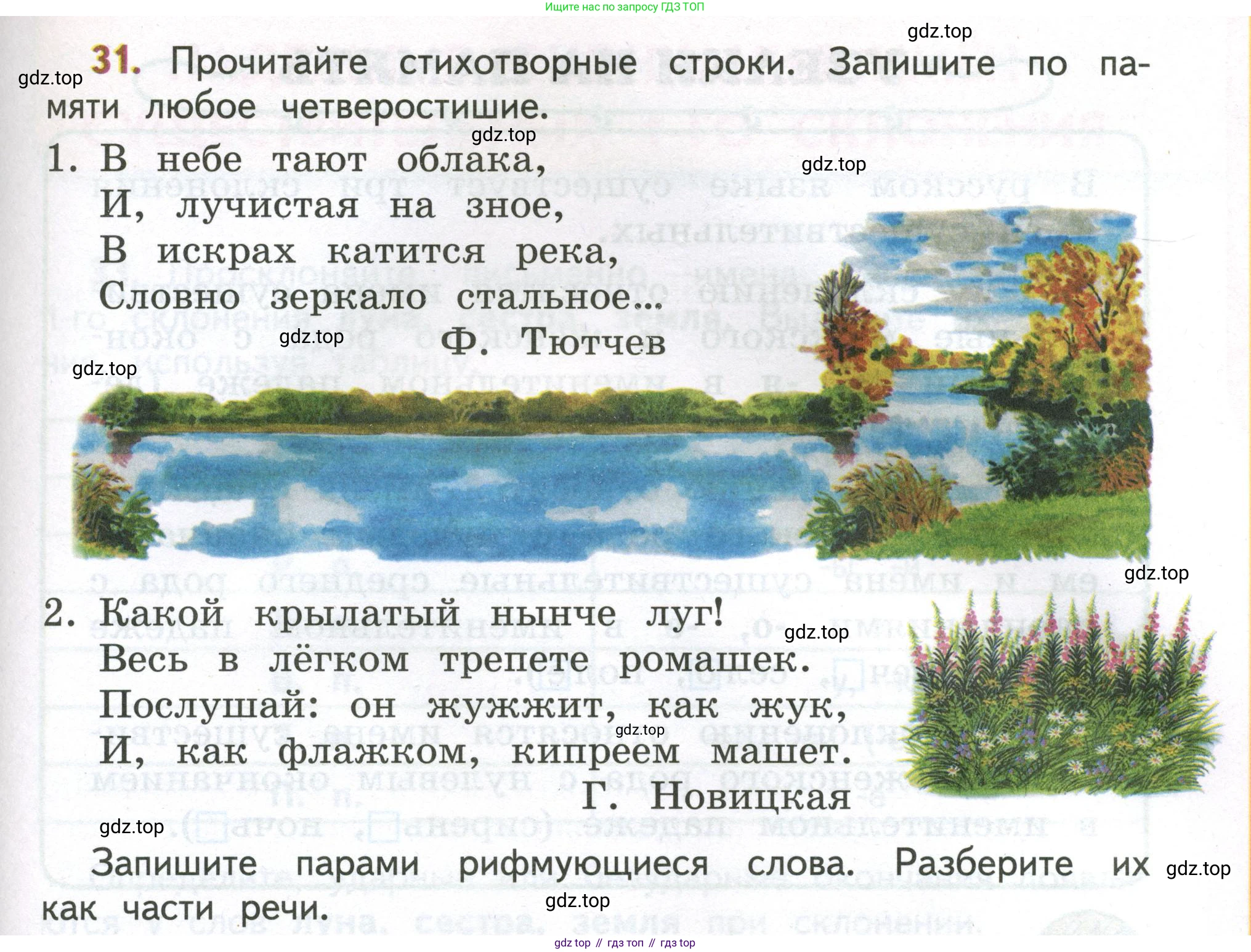 Русский язык, 4 класс Учебник, авторы: Климанова Людмила Федоровна, Бабушкина Татьяна Владимировна, издательство Просвещение, Москва, 2019, белого цвета, Часть 2, страница 21, номер 31, Условие