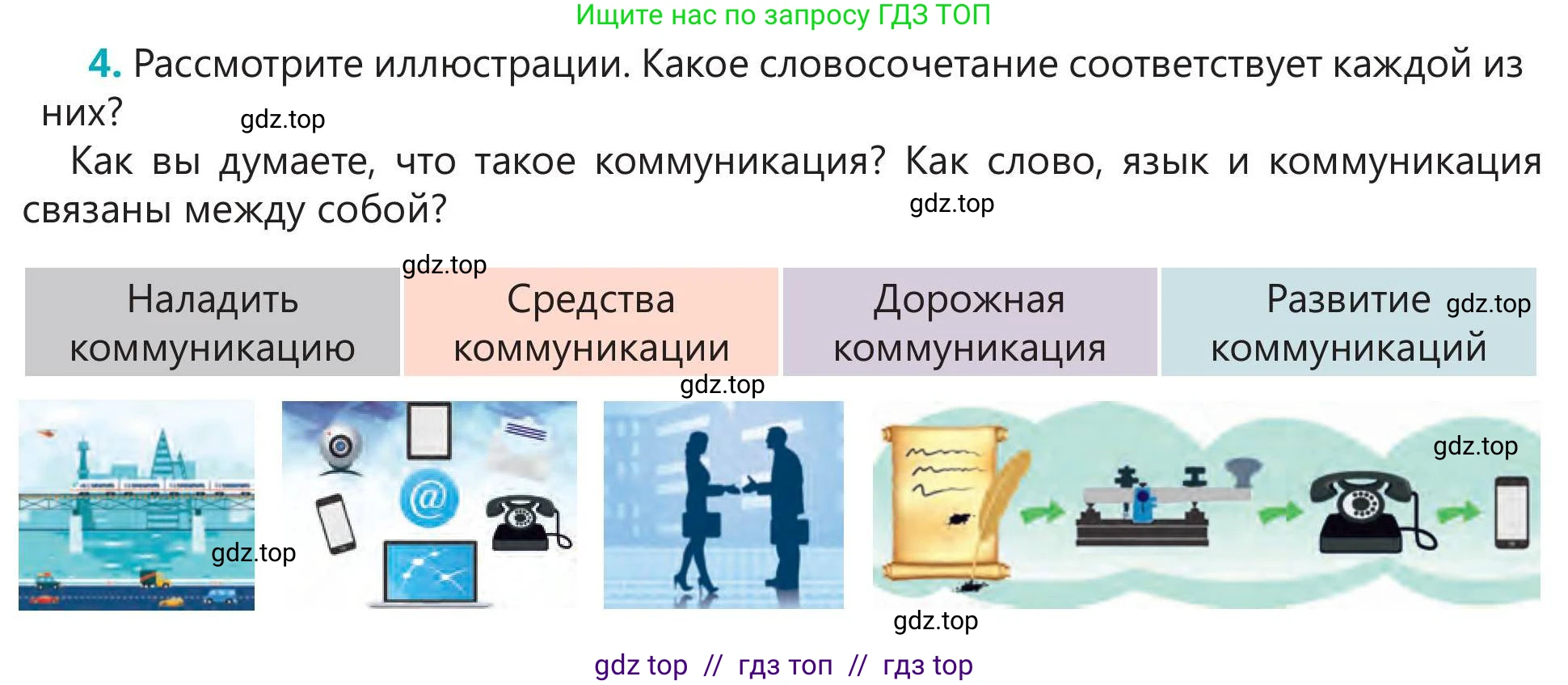 Русский язык, 5 класс Учебник, авторы: Клокова Елена Валерьевна, Белозёрова Ольга Игоревна, Ибраева Таскира Ильшатовна, Сулейменова Бахиевна Гульсайран, Муханбеткалиев Аскен Самуратович, Касымова Айман Берденовна, Опря Оксана Викторовна, издательство АОО «Назарбаев Интеллектуальные школы», Астана, 2018, Часть 1, страница 7, номер 4, Условие
